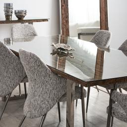 Forest Recycled Railway Wood Dining Table 