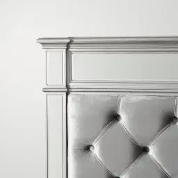 Solitude Antique Silver King Bed