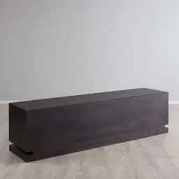 Xandra Black Oak Veneer Entertainment Unit