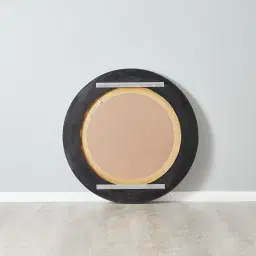 Lucinda Silver Round Mirror