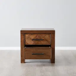 Regina Wooden Veneer Bedside Table