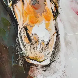 Brumby painting
