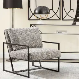 Myrtle Black Square Mirror