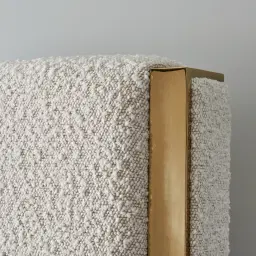 Beaumont Cream Boucle Queen Bed