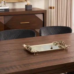 Antique Floral Tray