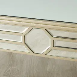Madeleine Mirror Coffee Table - Champagne Gold Frame 