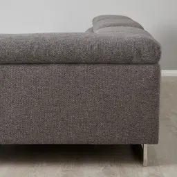 Albany Charcoal Woven Right Chaise Lounge