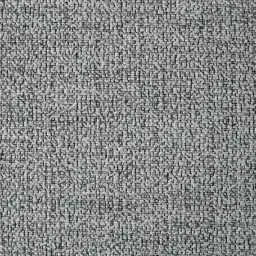 Storme Mid Grey Woven Fabric 3-Seater Sofa - Black legs 