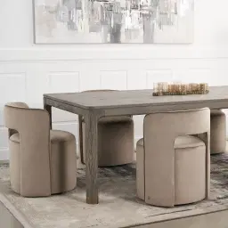 Sutton Charcoal Velvet Swivel Dining Chair