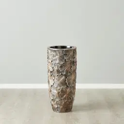 Posy Elongated Antique Gold Vase - Small