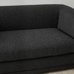 Clementine Black Boucle 3-Seater Sofa