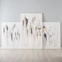 The Shadow Neutral Colours Abstract Painting