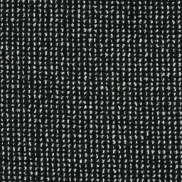 Hailey Cosmos Black Woven Fabric 67cm Counter Stool - Black Metal Legs