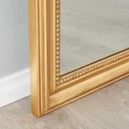 Circe Antique Gold Wooden Mirror