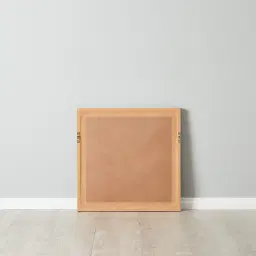 Closure Paper Pulp Shadow Box with Light Brown Frame