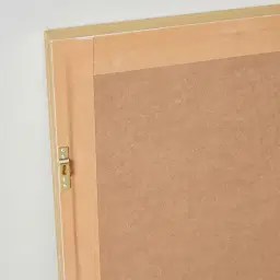 Closure Paper Pulp Shadow Box with Light Brown Frame
