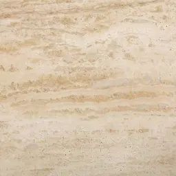 Monolith Natural Cream Travertine Side Table