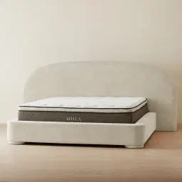 Estelle Stone Cream Queen Bed