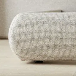 Clementine Dove Grey Woven Fabric King Bed