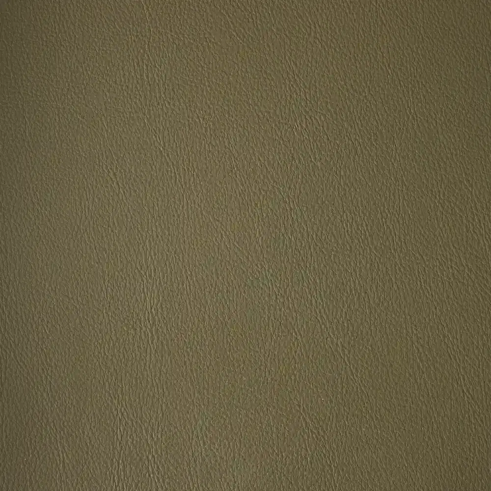 Polina Sage Green Vegan Leather Dining Chair - Brushed Bronze Legs