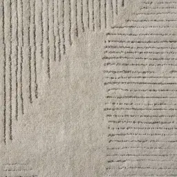 Estonia Ivory Beige Floor Rug - Extra Large 300cm x 350cm