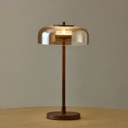 Alina Wooden Metal Table Lamp High