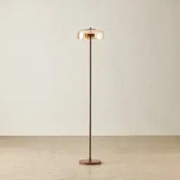 Alina Wooden Metal Floor Lamp