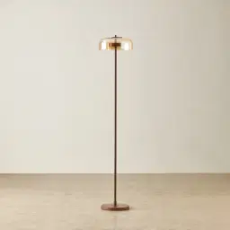 Alina Wooden Metal Floor Lamp