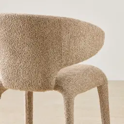 Debra Antelope Woven Fabric Dining Chair