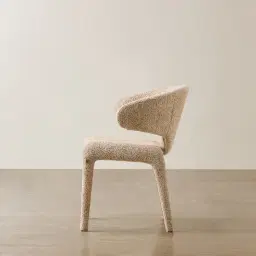 Debra Antelope Woven Fabric Dining Chair