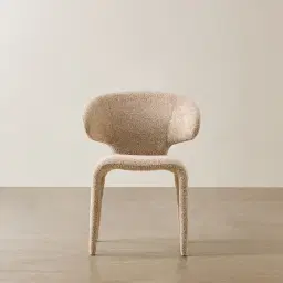 Debra Antelope Woven Fabric Dining Chair