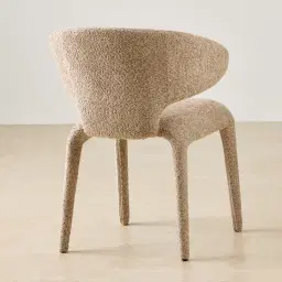 Debra Antelope Woven Fabric Dining Chair