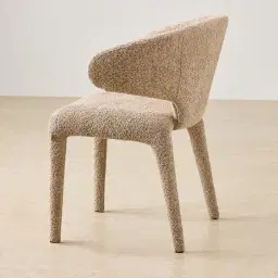 Debra Antelope Woven Fabric Dining Chair