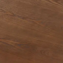 Terra Linea Amber Brown Ash Veneer Single Leg Rectangular Dining Table - 240cm x 120cm