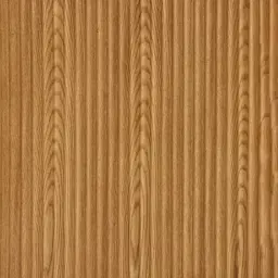 Terra Linea Light Brown Ash Veneer Low Triangular Coffee Table - 110cm