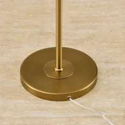 Irene Oval Alabaster Floor Lamp 24x155cm