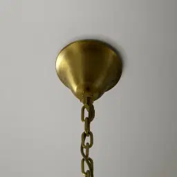 Solene Chandelier - Amber Glass