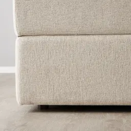 Riviera III Isabelline White 2 Pieces Modular Fabric Sofa