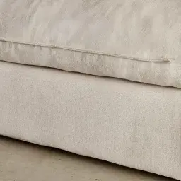 Macie Cream Oatmeal Fabric 2 Pieces Modular Sofa