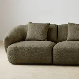 Willow Winter Moss 3 Pieces Modular Sofa